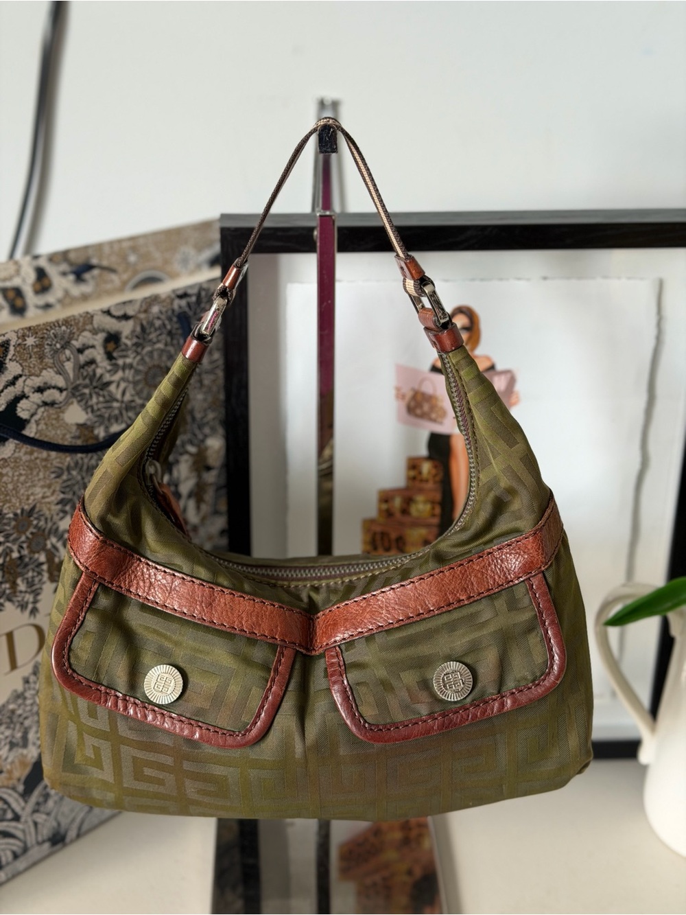 Givenchy Vintage Logo Hobo Bag – Authentic w/ COA